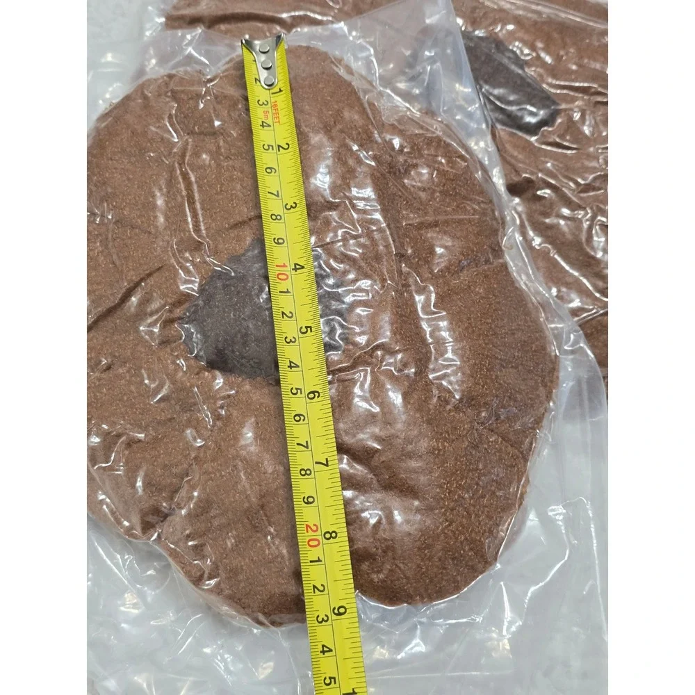 Set‎ of 2 Brown Fall Decorative Plush Cushions Vacuum Sealed Pillows